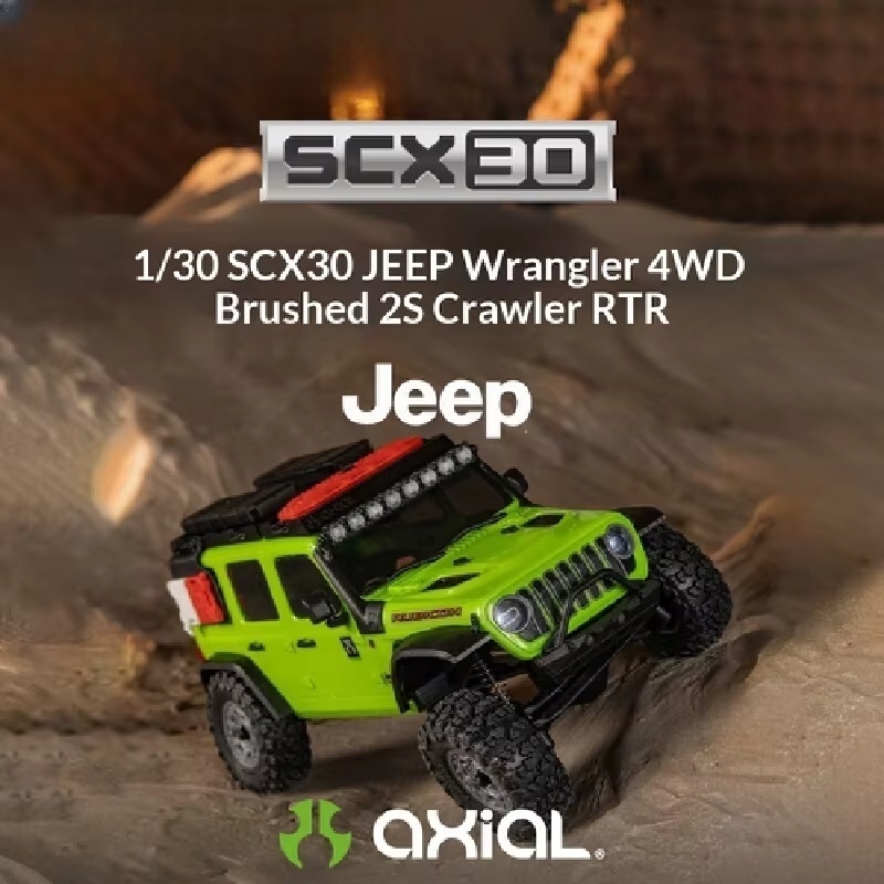Rc Jeep Hobby - AXIAL 1/30 SCX30 ジープ ラングラー RCクローラー