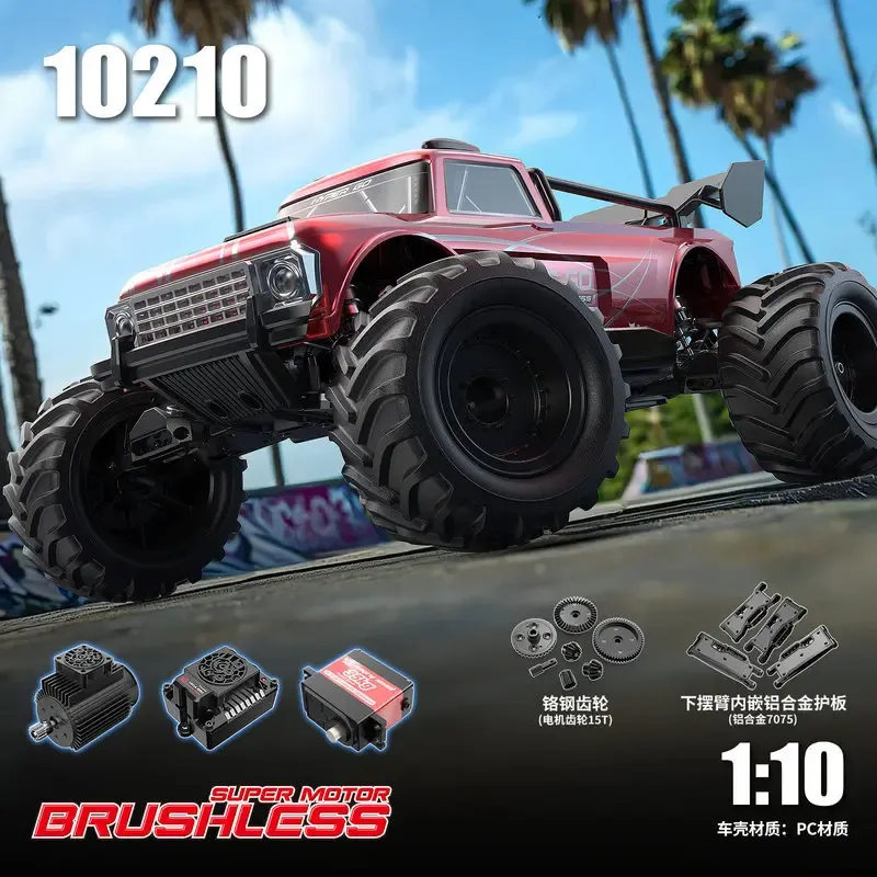 Rc Hobby Grade Cars - 新型MJX 10210 1/10フルスケールブラシレス四輪駆動高速車リモートコントロールカー プロ仕様レーシングカー RCおもちゃギフト