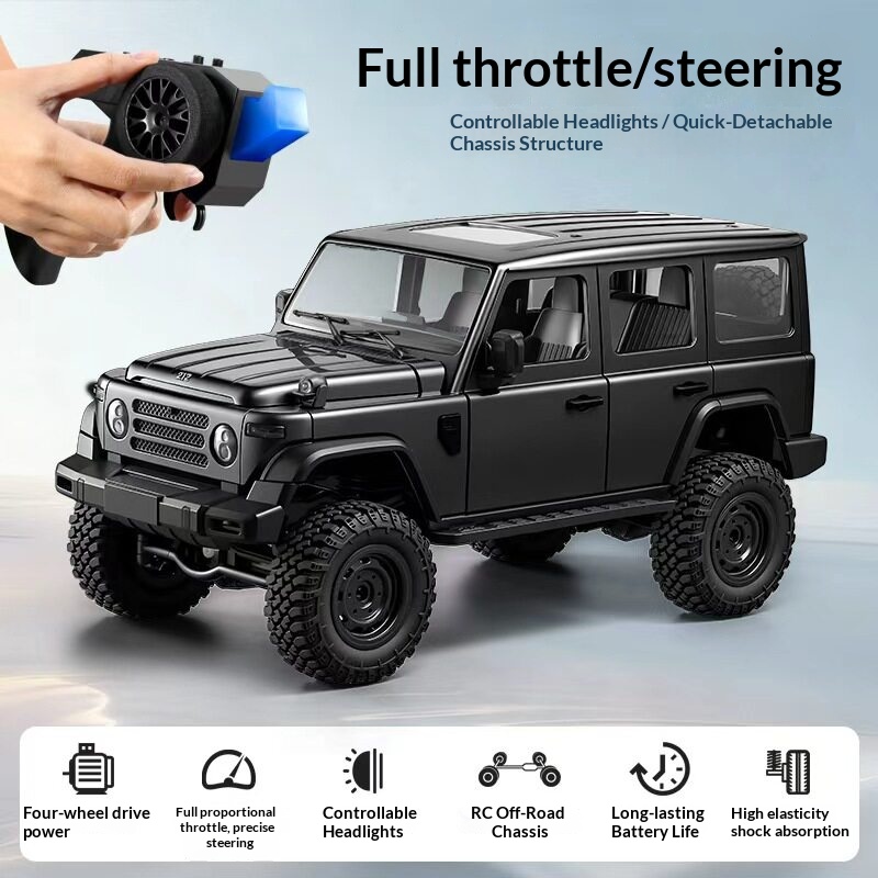 Rc Jeep Hobby - Mn Mn212 北京ジープRCカー フルプロポーショナルシミュレーション 四輪駆動 クライミングロック