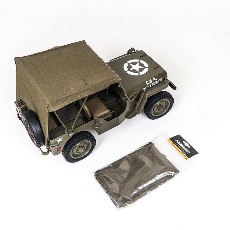 FMS 1/12 C1336 M3対戦車砲トレーラー ウィリ - Rc Jeep Hobby のレビューと価格