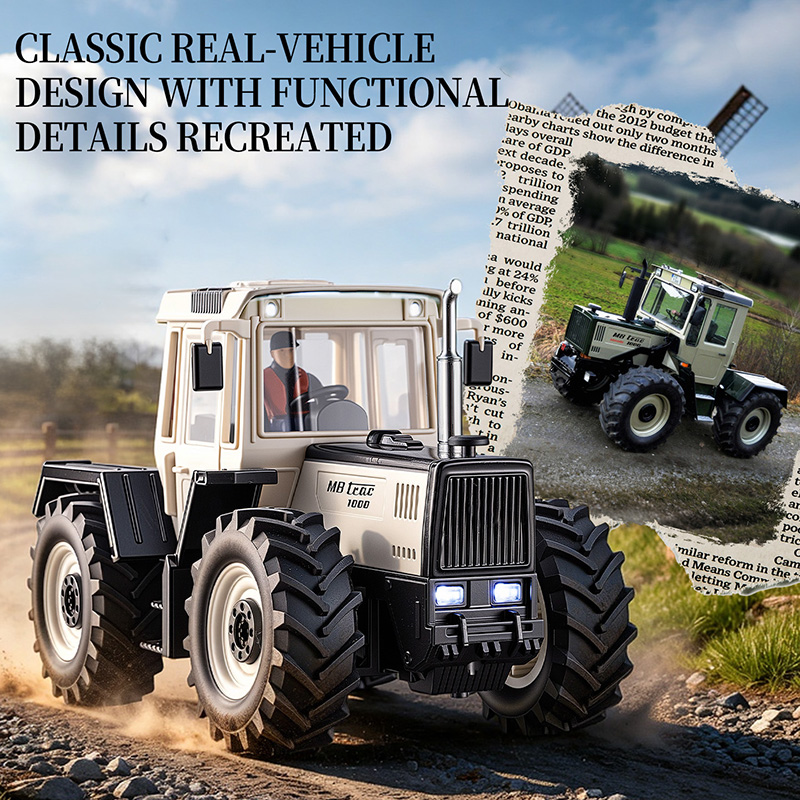 1/24合金製RCトラクター Mb-Trac 1000 2. - Rc Hobby Grade Cars のレビューと価格
