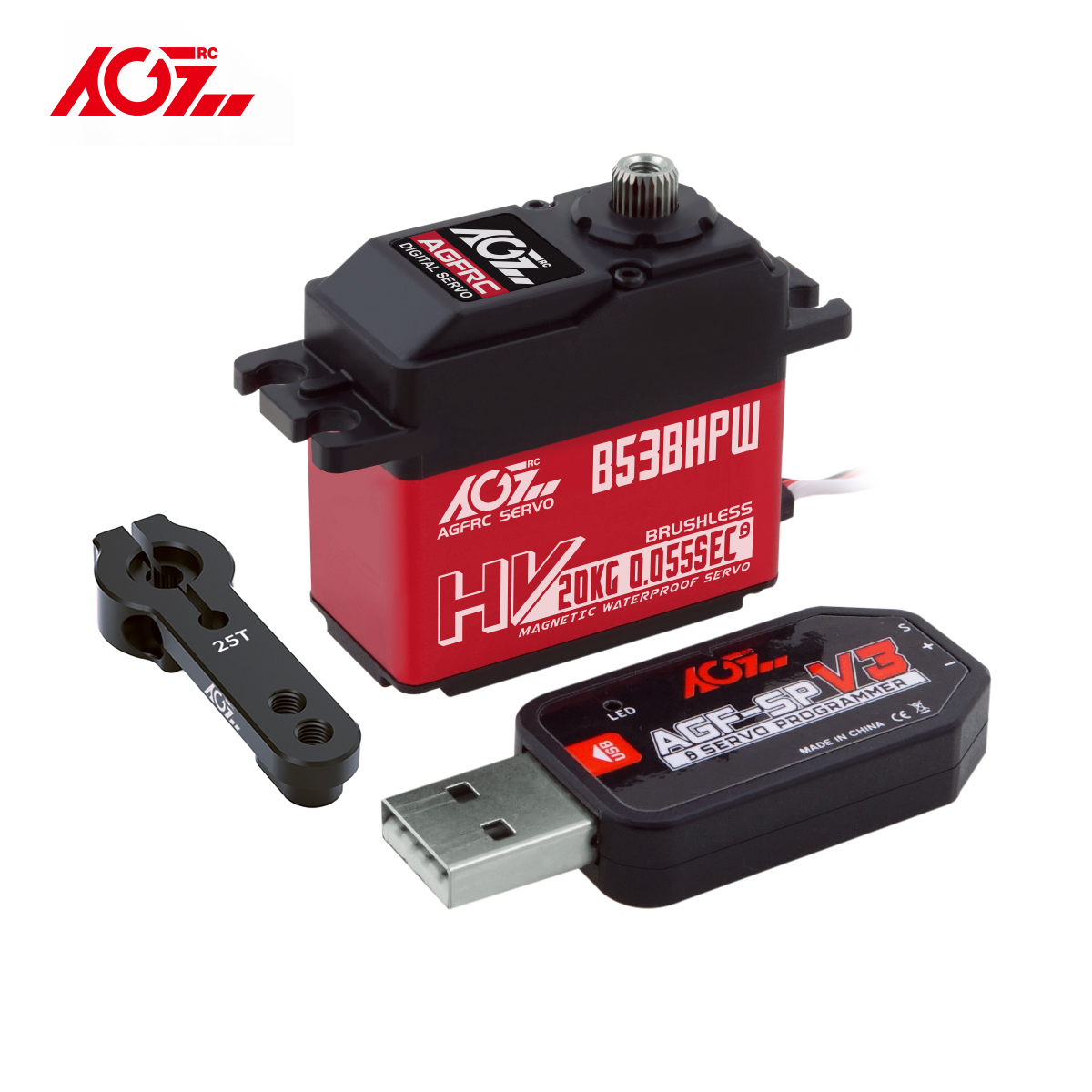 AGFRC サーボ B53BHPW HV スーパースピード  - Rc Hobby Products のレビューと価格