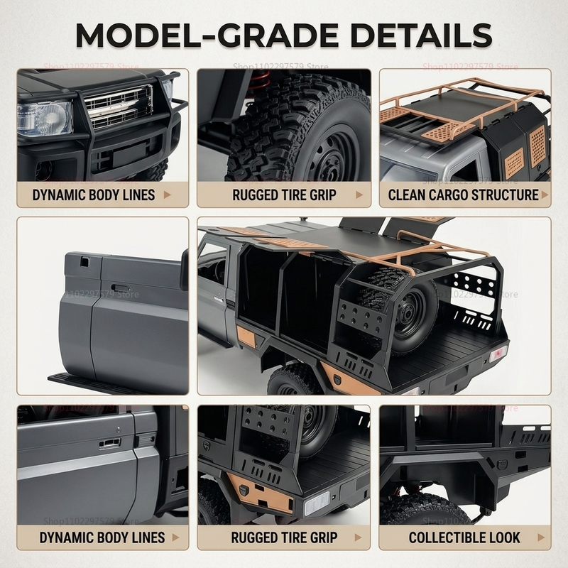 1:12 MN82S 4WD RCオフロードピックアップクロ - Rc Hobby Grade Cars のレビューと価格
