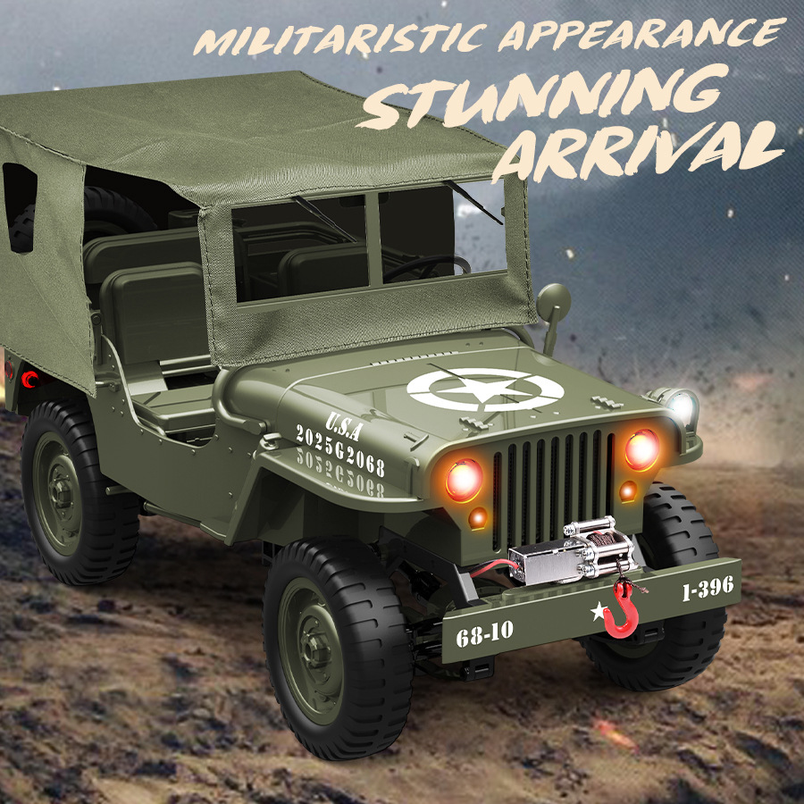 JJRC C8815 1/10 ウィリスジープ RCカー 4 - Rc Jeep Hobby のレビューと価格