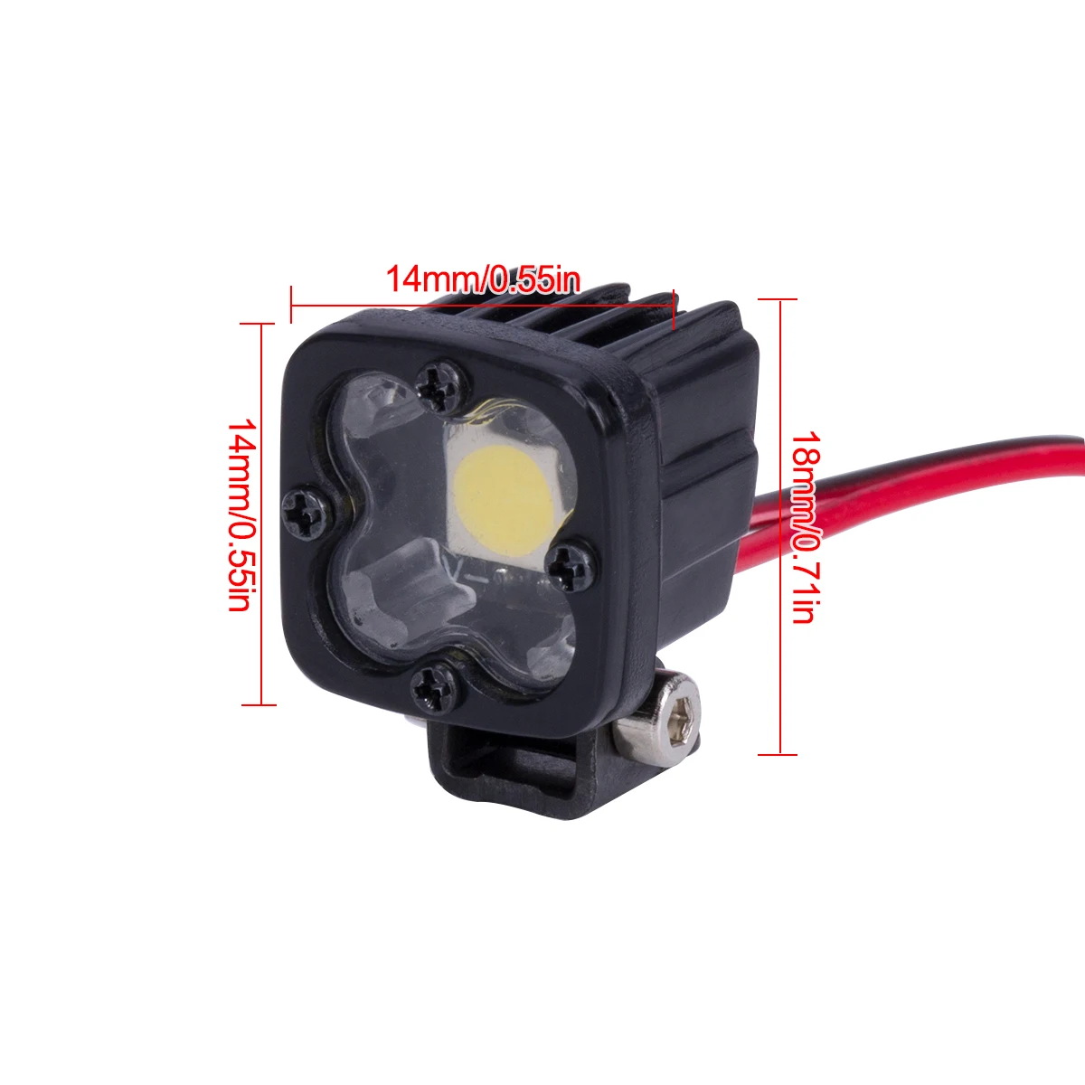 RC カースクエア高輝度 LED トップライトヘッドライトス - Rc Hobby Products のレビューと価格